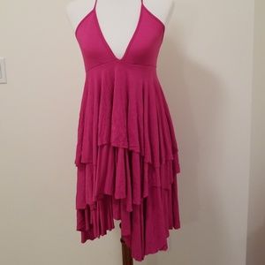 Soft swingy halter dress